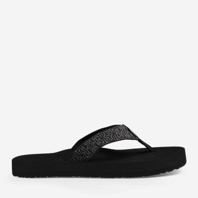 Teva Original Mush Men's Black Flip Flops CA88198 Canada Clearance